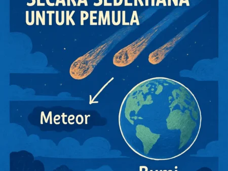 Cara Menjelaskan Hujan Meteor Secara Sederhana untuk Pemula