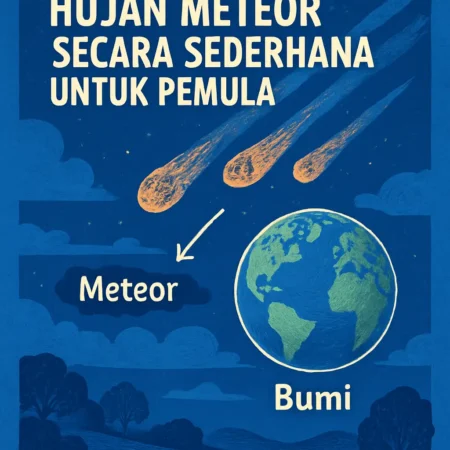 Cara Menjelaskan Hujan Meteor Secara Sederhana untuk Pemula
