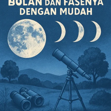 Tutorial Mengamati Bulan dan Fasenya dengan Mudah