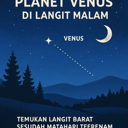 Cara Menemukan Planet Venus di Langit Malam