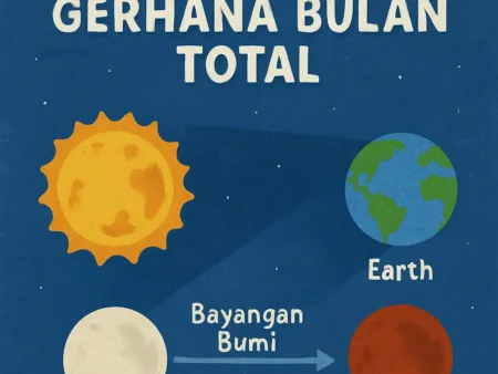 Tutorial Mengenal Fenomena Gerhana Bulan Total