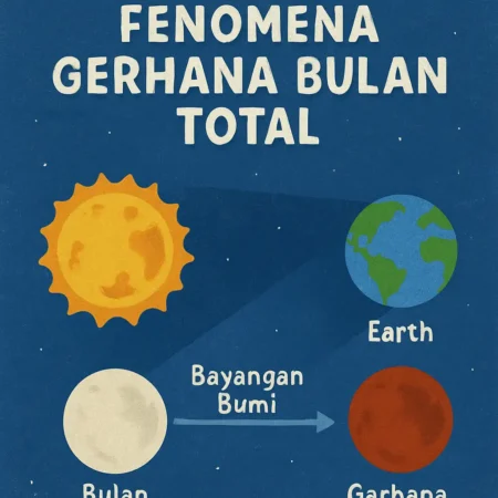 Tutorial Mengenal Fenomena Gerhana Bulan Total